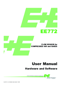 Thumbnail of document Manual - EE771/EE772 Inline Flow Meter